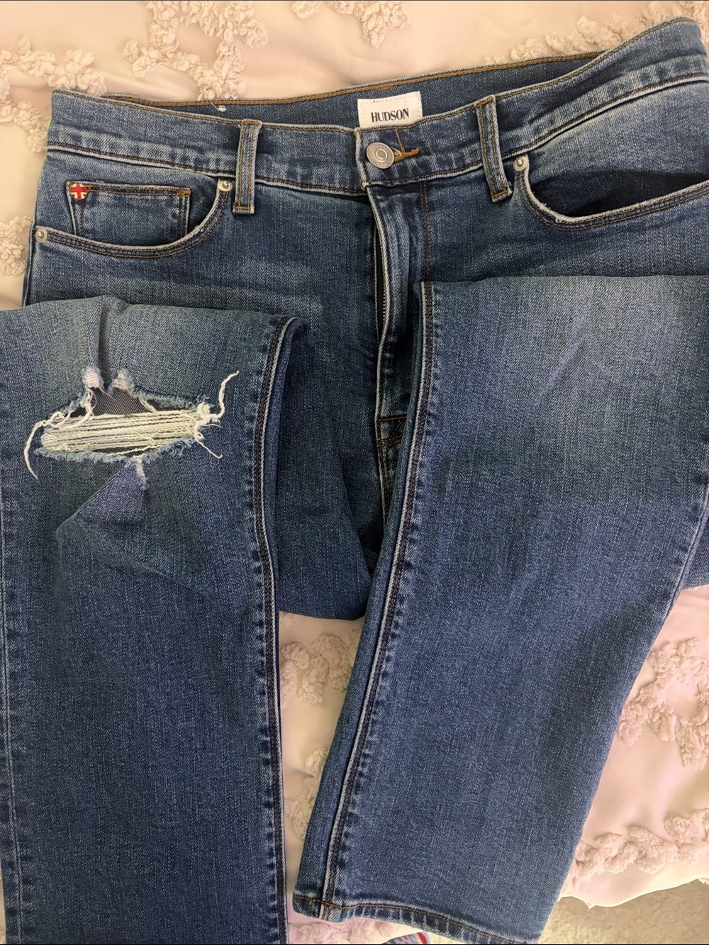 Hudson Jeans Blair High-Rise Bootcut Denim size 30
